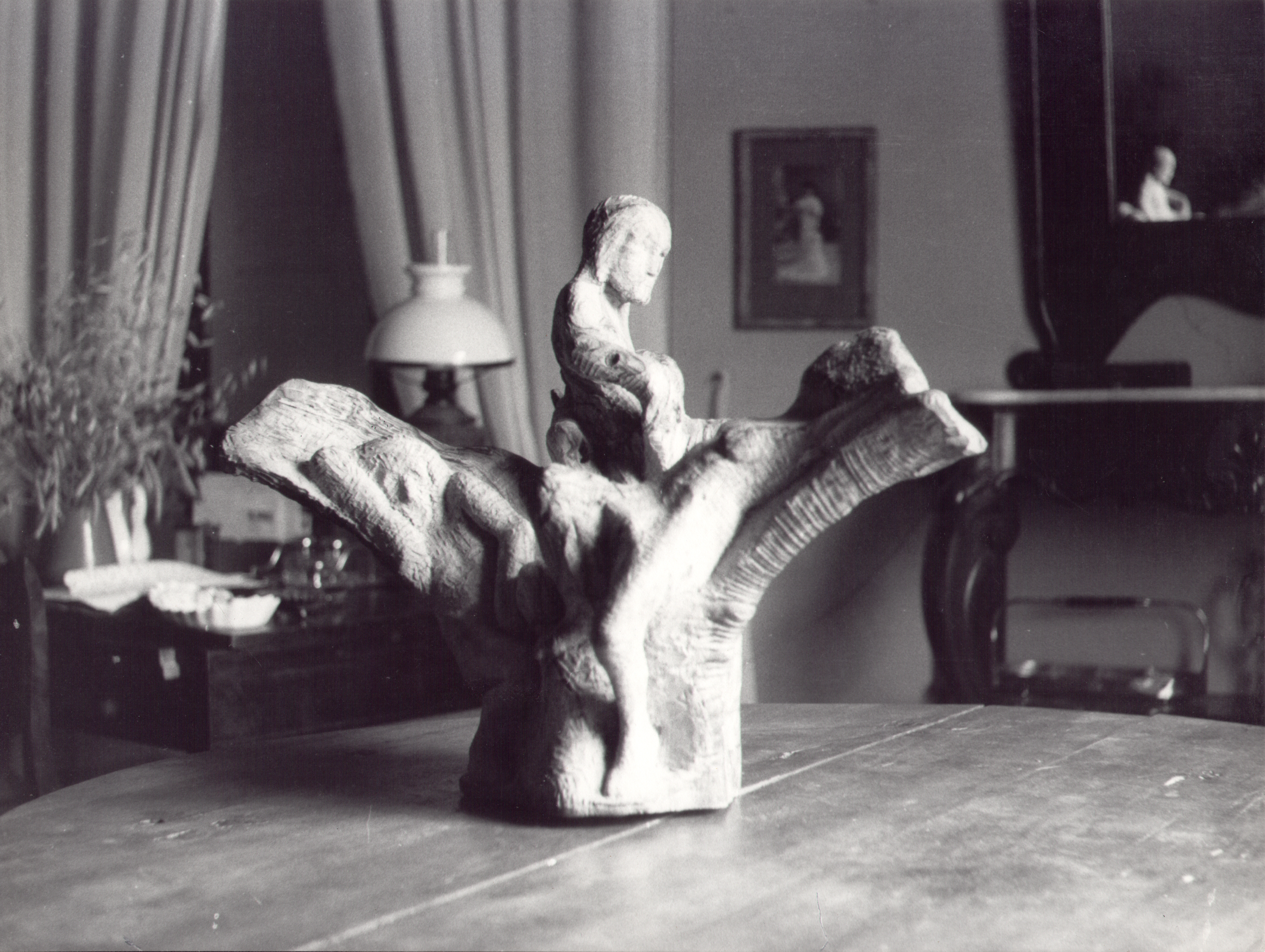 Gruppo scultoreo che richiama il Discorso della Montagna