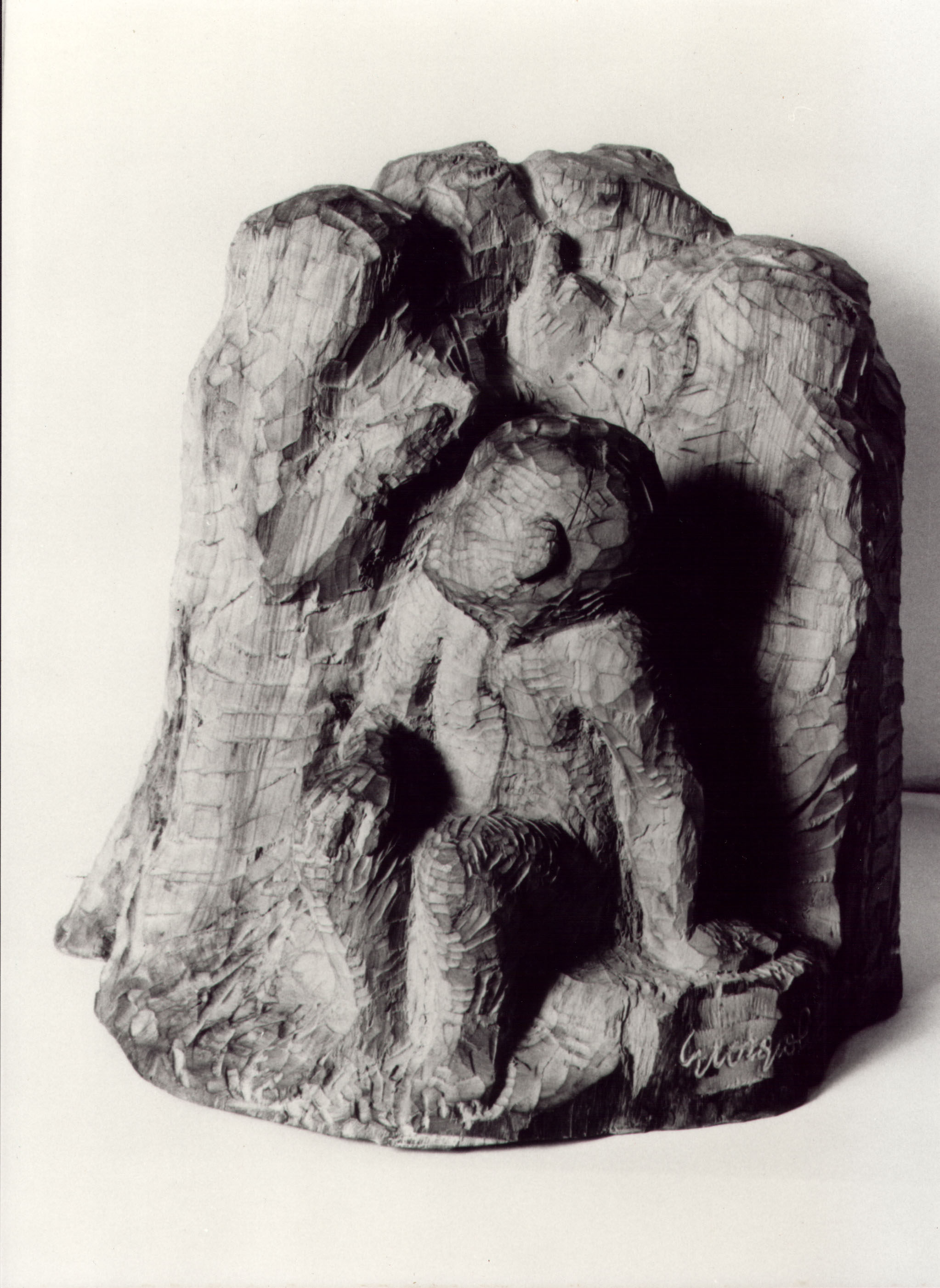 Figura isolata, scultura intitolata l'escluso